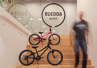 RUEDDA Bikes inside store
