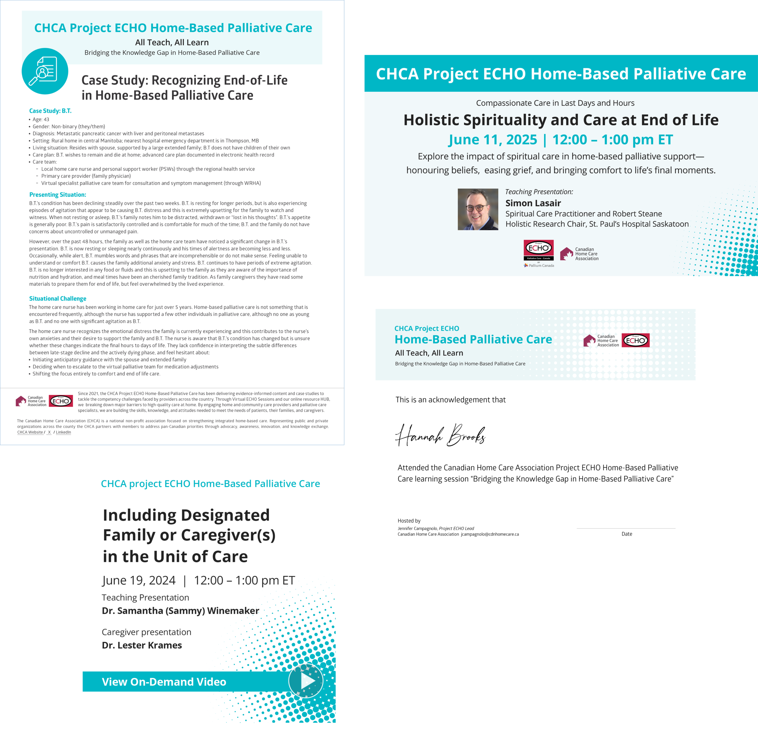 echo chca communication hb