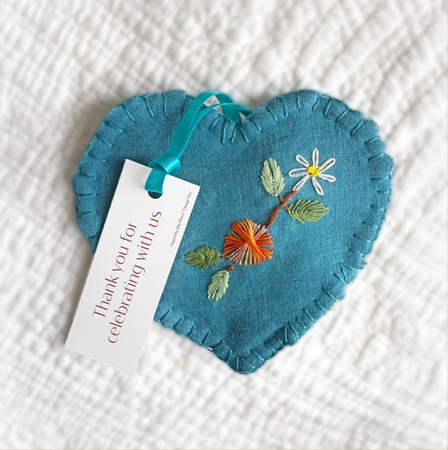 wedding embrodery gift a